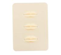 TEHAUX Piel Sintética para Practicar Labios 3D de Silicona Blanca para Tatuaje y Microblading Herramienta de Entrenamiento para Principiantes y Artistas Accesorios de Práctica