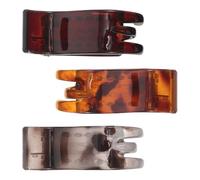 TEHAUX Pinzas para Coleta Alta 3 Piezas para Mujer y Niña Pinzas de Garra Dentadas para Cabello Grueso Accesorios Lindos Cabello en Colores Café Leopardo Gris Leopardo y Ámbar