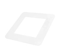 TEHAUX Placa Protectora Decorativa white de Acrílico para Interruptor de Luz, Cubierta sin Herramientas para Interruptores Inteligentes en Hogar y Oficina
