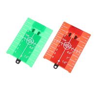 TEHAUX Placas de Suelo Magnéticas Rojas de Plástico 2piezas Diseño Magnético y Soporte de Líneas en Medición Precisa
