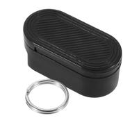 TEHAUX Porta Medicamentos Magnético Portátil, Organizador De Píldoras Pequeño para Viaje, Caja De Almacenamiento Compacta para Vitaminas, Llavero con Compartimentos, Adecuado para Viajero