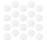 TEHAUX Protector de Insignias Redondo de Pvc Transparente, Película Resistente a Rayaduras para Exhibiciones y Convenciones, Paquete de 50 Unidades de 63mm