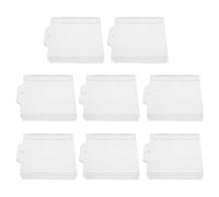 TEHAUX Protectores de Botón Pulsador de Emergencia Transparentes 8 Piezas, Cubiertas Protectoras Resistentes al Polvo para Interruptores contra Incendios, Uso Interior y Exterior,