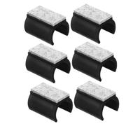TEHAUX Protectores de Suelo para Patas de Sillas Forma de U Fundas Tubulares de Fieltro de Lana Antideslizantes y Resistentes al Desgaste Tamaño 25Mm 6 Piezas Ideales para Proteger