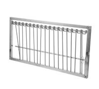 TEHAUX Puerta de Jaula para de Acero Inoxidable Puerta de Trampa Reforzada para y de Diseño Seguro y Duradero para Voladeras Grandes