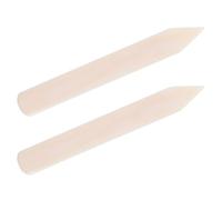 TEHAUX Raspador de Hueso de Buey para Quitar Manchas Ropa 2 Unidades Herramienta de Limpieza Seco para Lavandería Profesional Diseño Ergonómico Mango Grueso Resistente y Duradero