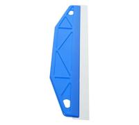 TEHAUX Raspador de Vinilo de Acero Inoxidable Azul Pequeño, Herramienta para Pintar Molduras y Renovación de Paredes, Recortador y Limpiador de Bordes para Papel Tapiz, Uso en Bricolaje