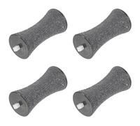 TEHAUX Recambio de 4 Cabezales de Rodillo para Lima Eléctrica de Pies Accesorios para Pedicura Profesional Compatible Limas Abrasivas Elimina Piel Muerta y Asperezas Uso Doméstico y