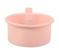 TEHAUX Recipiente de Silicona para Derretir Cera 500cc, Tazón Pequeño Resistente al Calor, Forro Reutilizable para Calentador de Cera, Color Rosa, Fácil de Limpiar, Adecuado para Uso