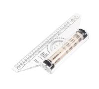 TEHAUX Regla de Rodillo de Dibujo Multiusos para Medir y Diseñar Dibujos Herramienta de Regla de Diseño para Estudiantes para Proyectos de Ingeniería y Arte