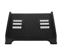 TEHAUX Reposapiés Ergonómico de Oficina Debajo del Escritorio, Tamaño Medio, Antideslizante, Plástico Resistente, Soporte Ajustable para Pies, Mejora Circulación, Uso en Trabajo y Hogar