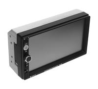 TEHAUX Reproductor para Coche, Radio Inalámbrica para Coche, Sistema Multimedia, Doble DIN, 7 Pulgadas, Pantalla Táctil, Instalación Fácil, para Automóvil, Negro