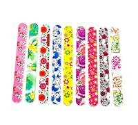 TEHAUX Set de 30 Limas de Uñas Pulidoras Esponja Estampada Bloque de Lijado Suave para Manicura Profesional Diseño Ligero y Práctico Colores Aleatorios para Uso Salón Color Aleatorio