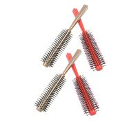 TEHAUX Set de 4 Peines Redondos de Masaje Cabello Antiestáticos de Abs, Ideales para Peinados y Regalos, Accesorios de Pelo para Hombres y Niños Color Aleatorio