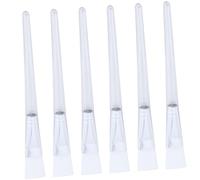 TEHAUX Set de 6 Aplicadores Reutilizables para Mascarillas Faciales Cerdas de Nylon y Mango de Metal para Aplicación Uniforme en Uso Profesional y Personal