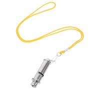 TEHAUX Silbato de Supervivencia y Entrenamiento para Mascotas de Acero Inoxidable, Silbato de Entrenador Compacto y Resistente, para Perros, Palomas y Uso al Aire Libre, Alta Frecuencia