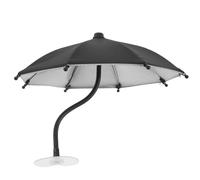 TEHAUX Sombrilla de Mesa Mini Plegable con Base Adhesiva y Tela para Decoración Verano en Dispositivos y Teléfonos