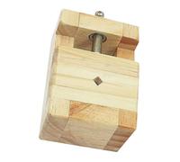 TEHAUX Soporte de Madera de Pino para Tallado de Sellos, Abrazadera Profesional para Grabado Manual, Tamaño Mediano, Herramienta Artesanal para Tallar Piedra y Madera, Accesorio Adecuado