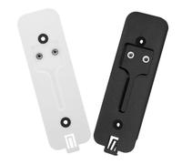 TEHAUX Soporte de Repuesto para Timbre Blink, Base de Montaje en Cuña de Plástico 2 Unidades (negro y Blanco), con Tornillos para Instalación Segura, Mejora Recepción Señal,