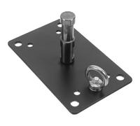 TEHAUX Soporte de Techo Negro de Acero Inoxidable para Iluminación con Fijación de Luz y Tornillos, Instalación Fácil para Estudios Profesionales de Fotografía