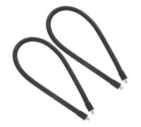 TEHAUX Soporte de Trípode Roscado de Metal Negro 2 Piezas Adaptador de Rosca para Montaje Flexible y Ángulo Ajustable en Transmisiones en Directo