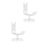 TEHAUX Soporte Multifuncional Tatuajes de Máquina de Acrílico Sólido para Expositor para Bolígrafos de Tatuajes, 2 Piezas y en para Escritorio Uso Casa
