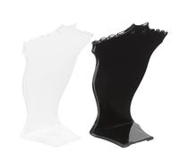 TEHAUX Soporte para Exhibición de Collares y Pendientes de Acrílico, Diseño Elegante y Simple, 2 Piezas para Organizar Joyas en Tiendas Casa