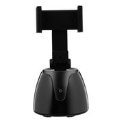 TEHAUX Soporte Smartphone Inteligente con Reconocimiento Facial y Gimbal Rotación para Grabación y Streaming Estante para Móvil con Carga USB Ángulo Inclinable