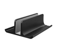 TEHAUX Soporte Vertical de Aluminio para Portátil Base de Refrigeración Ergonomica con Antideslizante y Gran Ventilación para Escritorios y de Temperatura