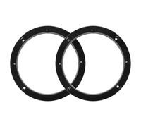 TEHAUX Soportes para Altavoces de Automóvil Anillos Espaciadores de Plástico Duradero Aplicables de 6,5 Pulgadas Par de Juntas Planas para Montaje y Mejora de Sonido en Sistemas