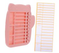 TEHAUX Tablero de Tareas Infantil Reutilizable para Rutinas Diarias con Cartulinas Extraíbles y Planificador Portátil para Niñas Seguimiento de Hábitos y Gestión
