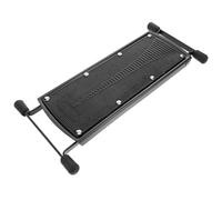 TEHAUX Taburete Reposapiés Plegable para Manicura y Pedicura, de Hierro Negro Diseño Antideslizante y Almacenamiento Único, Adecuado para Salones de Cuidado de Pies