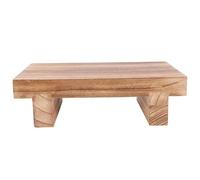 TEHAUX Taburetes De Madera Reposapiés Pequeño Rectángulo Portátil De Madera Para Mesita De Noche Taburete Para Dormitorio Cocina Sala De Estar Taburete Debajo Del Escritorio