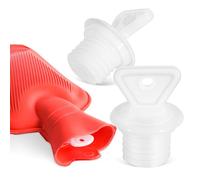 TEHAUX Tapones de Goma para Bolsa de Agua Caliente 2 Piezas, Antifugas, Diámetro 22.5 Mm, Reutilizables, Accesorios para Bolsas Térmicas de Salud y Cuidado Personal