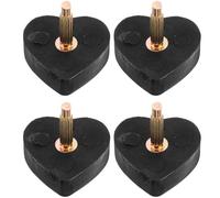 TEHAUX Tapones para Tacones de Zapatos de Mujer, Doble Juego de Puntas de Talón en Forma de Corazón Pasadores Gruesos y Finos, Adecuados para Reparación y Uso en Ocasiones Obsequios