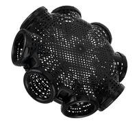 TEHAUX Trampa para Peces y Anguilas de Plástico Negro Portátil Gran Capacidad para Pesca al Aire Libre, Adecuado para Cangrejos de Río y Ahorro de Cebo
