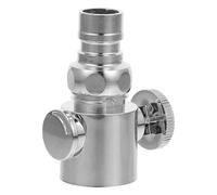 TEHAUX Válvula de Cierre de Agua Adaptador Abs de 20mm Diseño a Prueba de Fugas y Fácil Instalación para Grifo de Lavadora para Cocina y Hogar