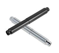 TEHAUX Varillas de Repuesto para Papel Higiénico de Acero Inoxidable 2 Piezas Negras Resorte para Soporte de Rollo en Baño Eje Dispensador Silencioso Compatible Portarrollos Estándar