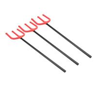 TEHAUX Varitas de Tridente para Vítores Halloween 3 Piezas PE Resistente Colores Aleatorios Accesorios para Animación Fiesta Disfraces Armas y Armaduras Color Aleatorio