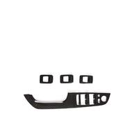 TEHDFG Compatible con el Marco del Interruptor de elevación de Cristal de BMW Serie 3 E90 05-12, embellecedor Interior del Coche, Accesorios de Material ABS (LHD)(Style 3)
