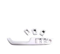 TEHDFG Compatible con el Marco del Interruptor de elevación de Cristal de BMW Serie 3 E90 05-12, embellecedor Interior del Coche, Accesorios de Material ABS (LHD)(Style 2)