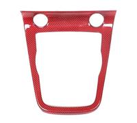 TEHDFG Compatible con Jaguar F-Type 2013-2022, Fibra de Carbono Real, Consola Central, Marco de Control de Cambio de Marchas, Cubierta del Panel de Cambio de Marchas, Accesorios for Coche.(Red)