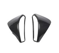 TEHDFG Embellecedor Adhesivo for Marco de botón de Ajuste de Tablero de Coche, Compatible con Corvette C6 2005-2013, Fibra de Carbono ABS.(Carbon Fiber)