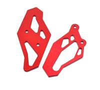 TEHDFG Reposapiés Trasero for Motocicleta, Protector de Placa Compatible con Yamaha YZF R3 R25 MT 03 25 MT03 MT25 15-20(Red)