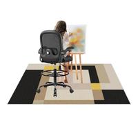 Tehocwiz 130 x 160 cm Alfombrilla para Silla de Oficina Protector Suelo Silla Ruedas, Alfombra Silla Oficina Gaming Tapete Protector de Suelo Tapete de Protección de Madera/Baldosas Suelos Duros