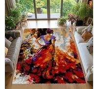 Tehocwiz 40x70 cm Kit de Alfombras con Gancho de Pestillo, Grande Alfombra de Hilo de Lona Preimpresa, Alfombra Latch Hook Kit Manualidades para Adultos y Principiantes, Kit de Alfombra de Ganchillo