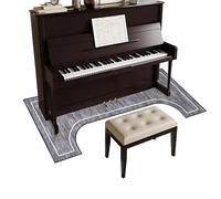 Tehocwiz Alfombra para Piano Insonorizada Antideslizantes Alfombra for Piano Vertical Alfombra Bateria Electronica Protector Alfombra para Piano y Otros Instrumentos 160 cm x 70 cm