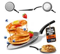 TEHORNEO Crepera, Crepera Sarten 28 cm Antiadherente Induccion, Sarten Crepes Induccion, Sarten Crepes, Budares para Arepas, Sartén Tortitas, Sartén Crepes, Crepe Pan, Crepeira, Sartén para Filloas