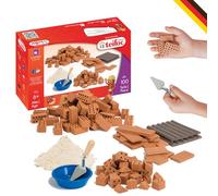 teifoc 1530 - Juego de accesorios para construcción de piedra, 100 ladrillos en miniatura para proyectos de bricolaje, para niños a partir de 6 años