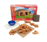 Teifoc 4015 - Juego de construcción de piedra para niños de 6, 7 y 8 años, juguete de granja con 50 piezas, juguete de construcción para niñas y niños